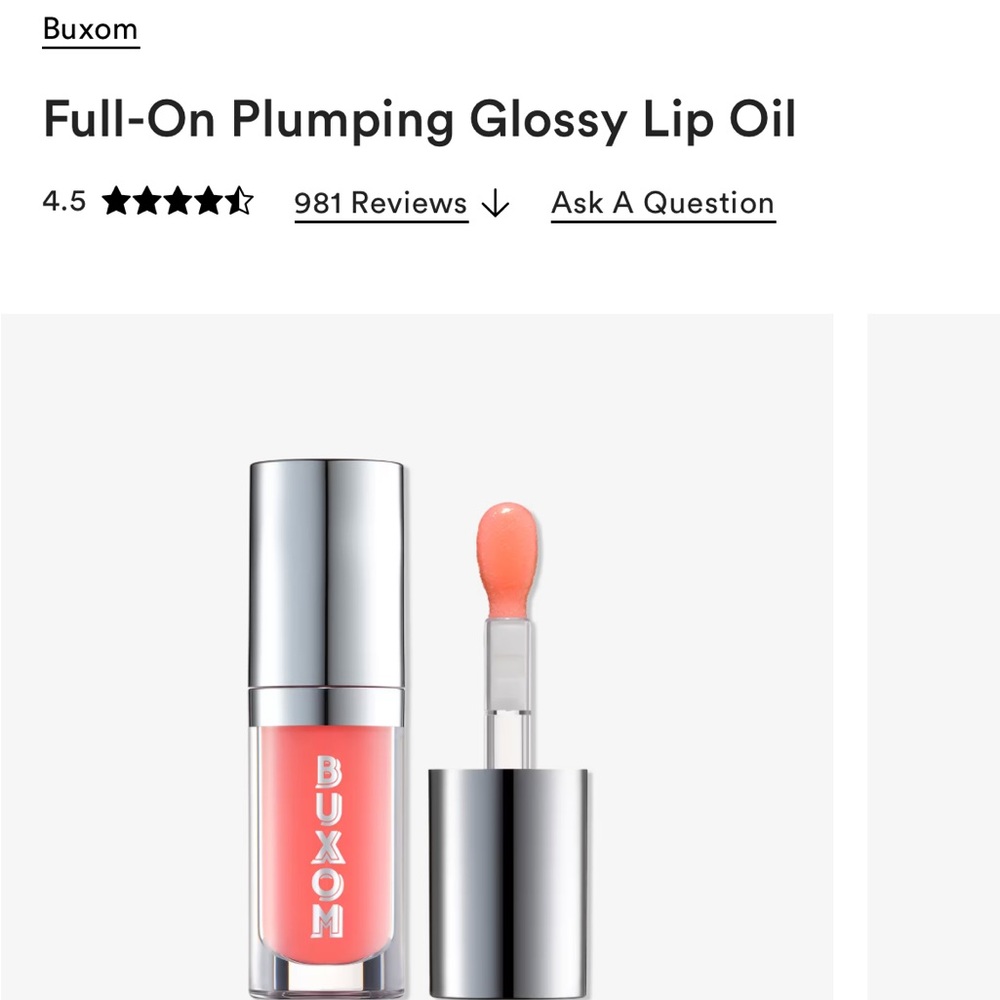 Buxom Lip Oil in Trixie